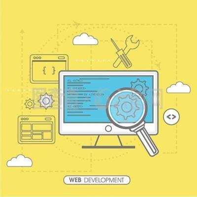 網頁開發(fā)黃色背景